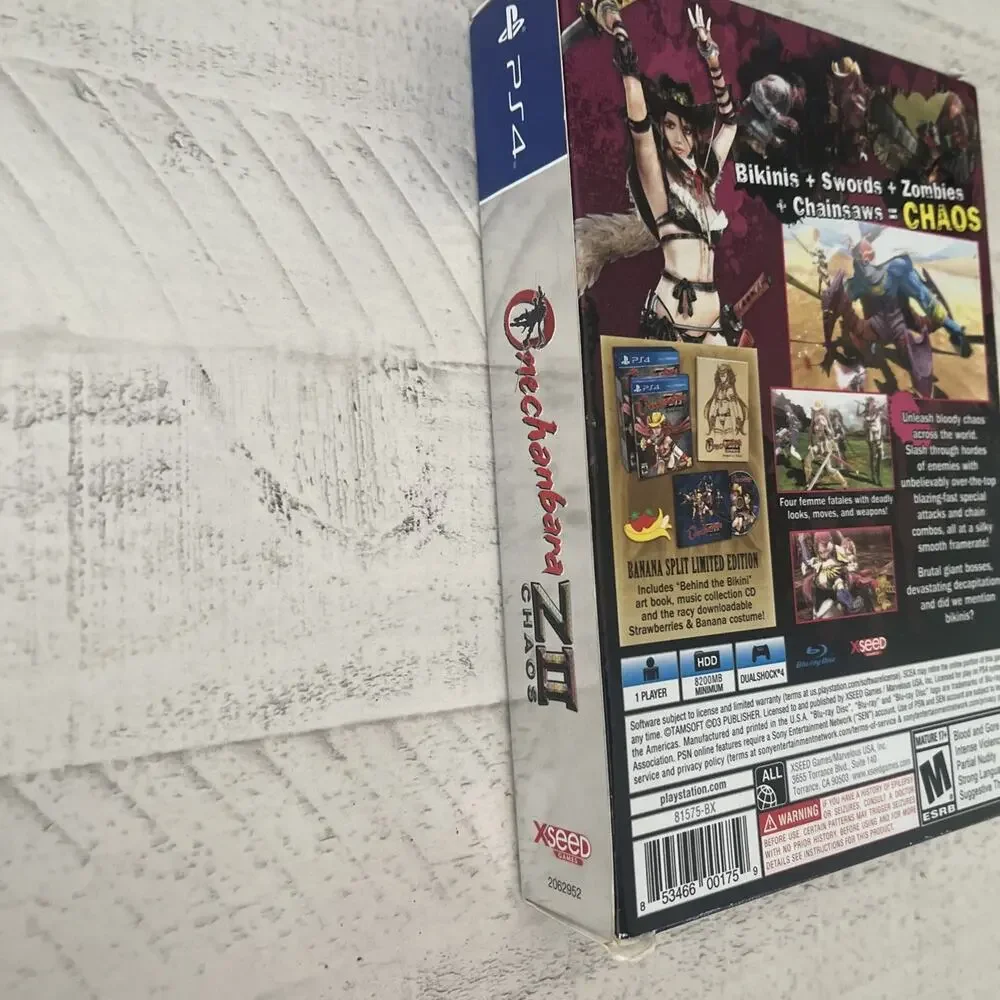 Onechanbara Z2: Chaos - Banana Split Limited Edition (Sony PlayStation 4, 2015)
